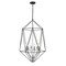 Z-Lite Geo 6 Light Chandelier, Matte Black 918-35MB-CH - alternate 1